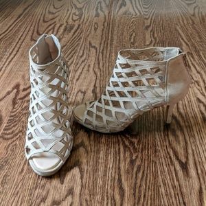 Sole Society cage open toe booties